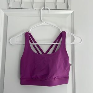 Lululemon Vivid Plum Energy Bra *Medium Support, B-D Cups